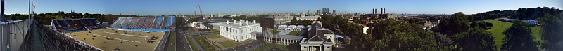 P1040036 PANO.
8:59:48am Fri 31 Aug 2012.
The 2012 London Olympics at Greenwich
&nbsp;Select this image to see a larger version. 