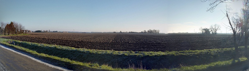 P1050701 PANO.
10:27:13am Sun 18 Jan 2015.
A Lincolnshire Field.
&nbsp;Select this image to see a larger version. 
